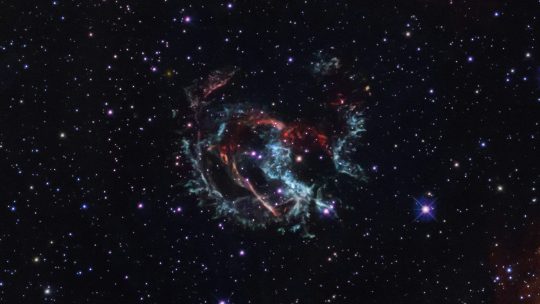 a supernova amongst stars in space